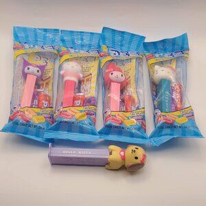 Sanrio Pez Dispensers - Hello Kitty, Kuromi, My Melody, Pochacco